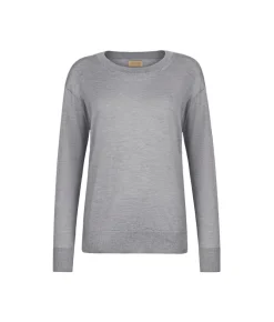 Girocollo con spacchi in Cashmere Ultrafine