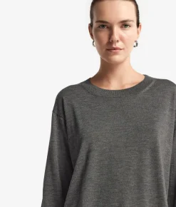 Girocollo con spacchi in Cashmere Ultrafine