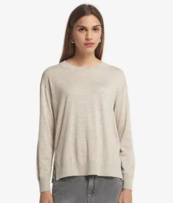 Girocollo con spacchi in Cashmere Ultrafine