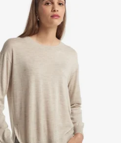Girocollo con spacchi in Cashmere Ultrafine