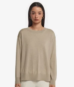 Girocollo con spacchi in Cashmere Ultrafine