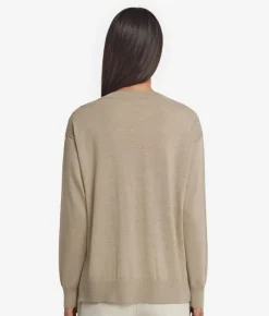 Girocollo con spacchi in Cashmere Ultrafine