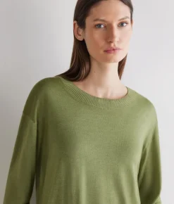 Girocollo con spacchi in Cashmere Ultrafine