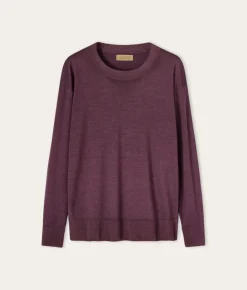 Girocollo con spacchi in Cashmere Ultrafine