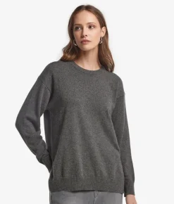 Girocollo con spacchi in Cashmere Ultrasoft