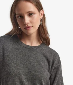 Girocollo con spacchi in Cashmere Ultrasoft