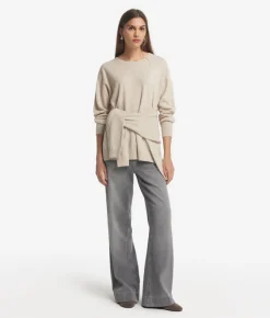 Girocollo con spacchi in Cashmere Ultrasoft