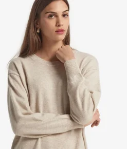 Girocollo con spacchi in Cashmere Ultrasoft