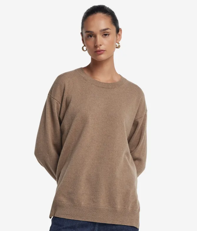 Girocollo con spacchi in Cashmere Ultrasoft