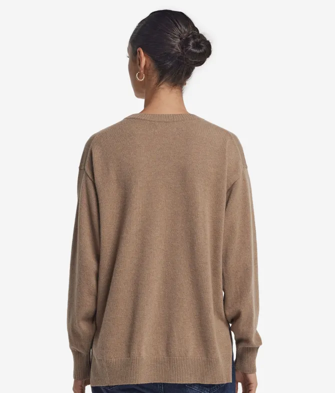 Girocollo con spacchi in Cashmere Ultrasoft