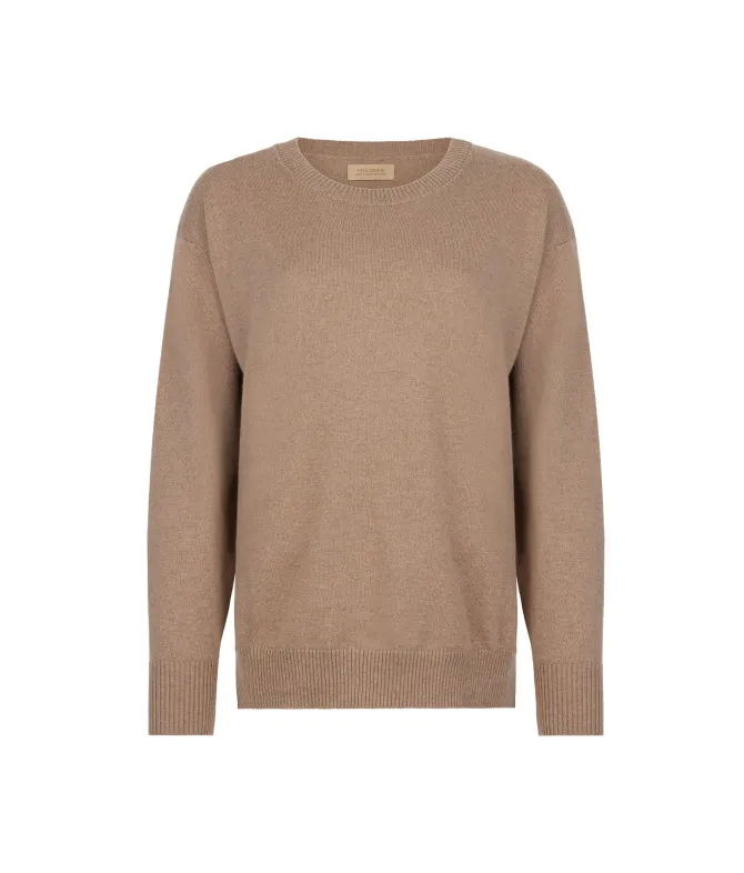 Girocollo con spacchi in Cashmere Ultrasoft