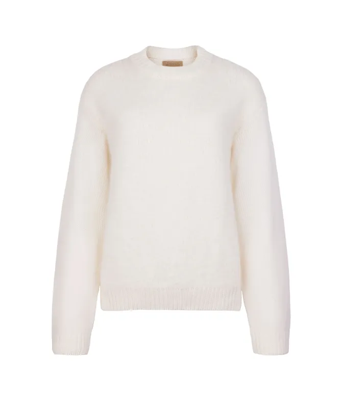 Girocollo in Cashmere Bouclé
