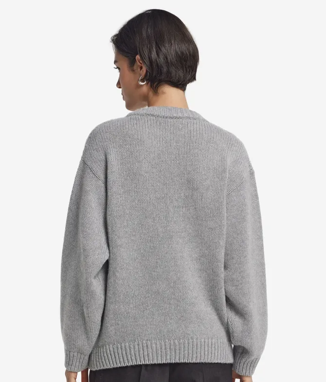 Girocollo in Cashmere Bouclé