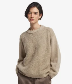 Girocollo in Cashmere Bouclé
