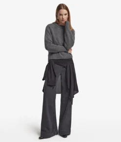 Girocollo in cashmere tricot