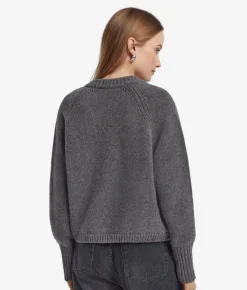Girocollo in cashmere tricot