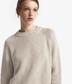 Girocollo in cashmere tricot