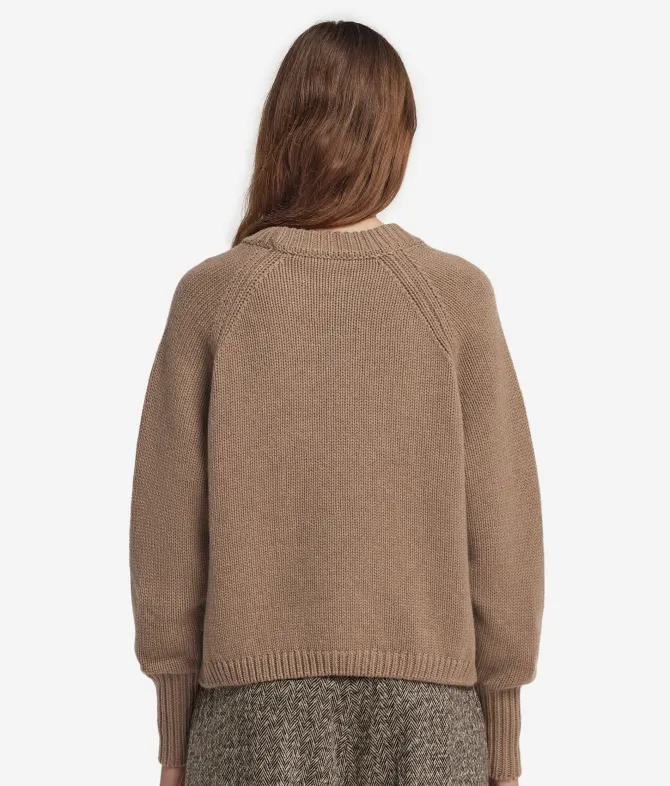 Girocollo in cashmere tricot