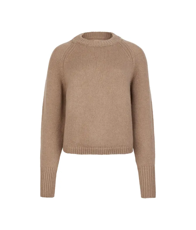 Girocollo in cashmere tricot