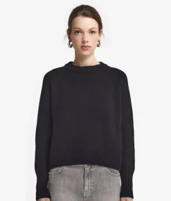 Girocollo in cashmere tricot