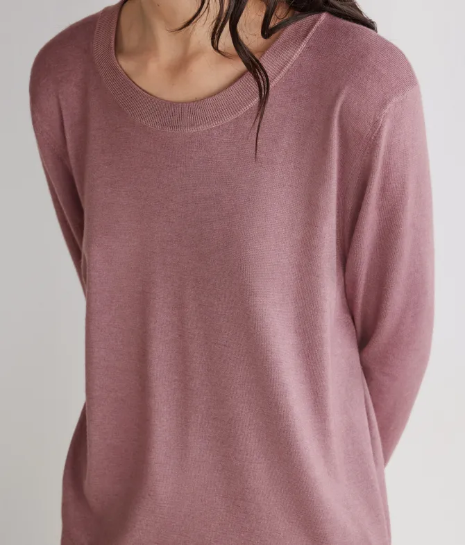 Girocollo in Cashmere Ultrafine