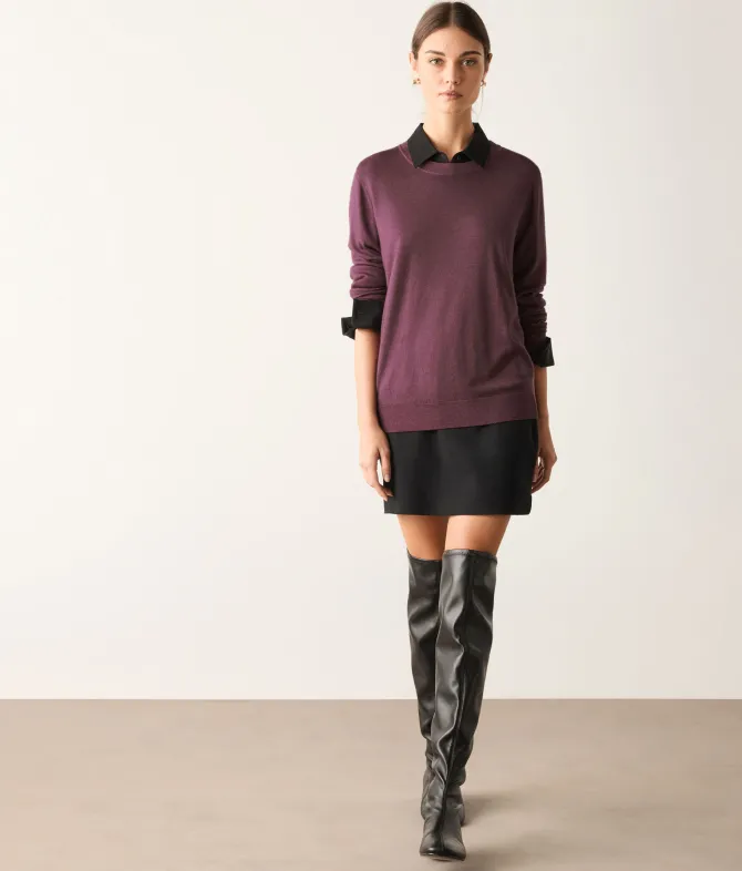 Girocollo in Cashmere Ultrafine