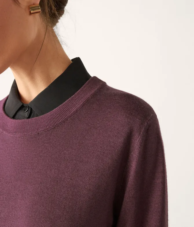 Girocollo in Cashmere Ultrafine