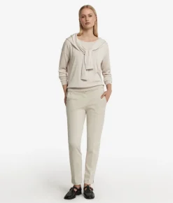 Girocollo in seta cotone