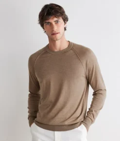 Girocollo manica raglan in Cashmere Ultrafine