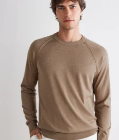 Girocollo manica raglan in Cashmere Ultrafine