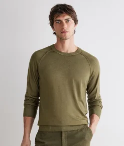 Girocollo manica raglan in Cashmere Ultrafine