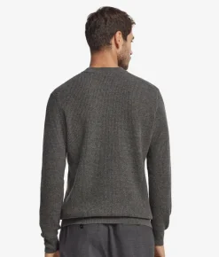 Girocollo punto waffle in Cashmere Ultrasoft