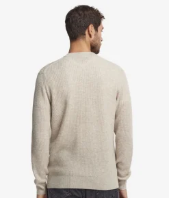 Girocollo punto waffle in Cashmere Ultrasoft