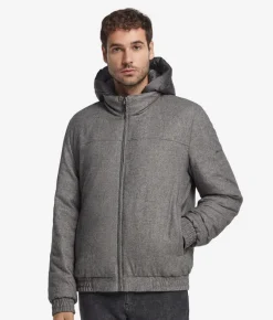 Giubbino reversibile in seta e cashmere