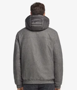 Giubbino reversibile in seta e cashmere