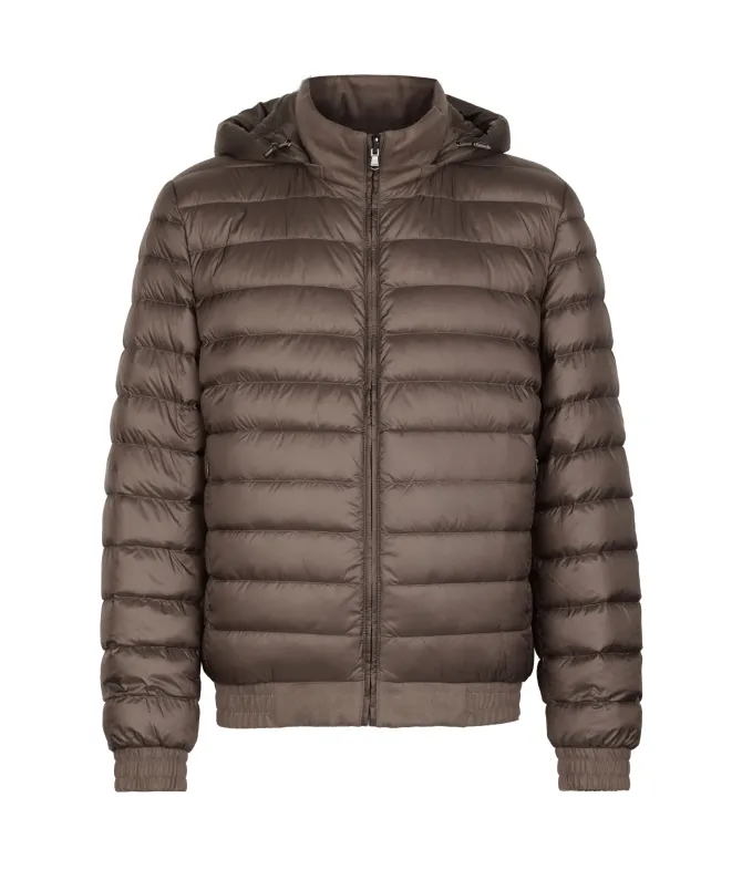 Giubbino reversibile in seta e cashmere