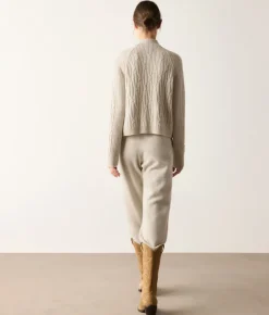 Golfino coste intrecciate in Cashmere Ultrasoft