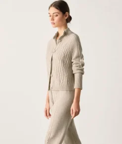 Golfino coste intrecciate in Cashmere Ultrasoft