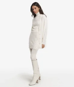 Gonna con perle in Cashmere Ultrasoft