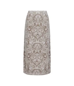 Gonna jacquard paisley