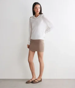 Gonna reversibile in Cashmere Ultrafine
