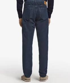 Jeans in cotone e lino