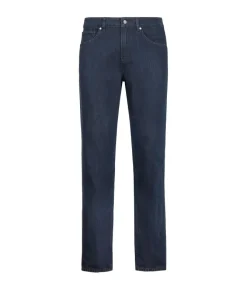 Jeans in cotone e lino