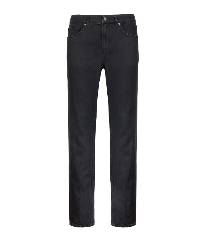 Jeans in cotone e lino