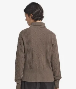 Maglia con colletto in Cashmere Ultrasoft