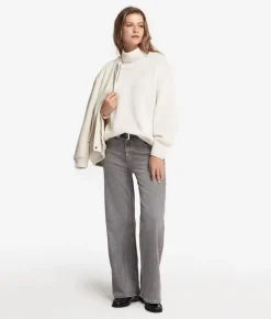 Maglia con collo a cratere in Cashmere Tricot