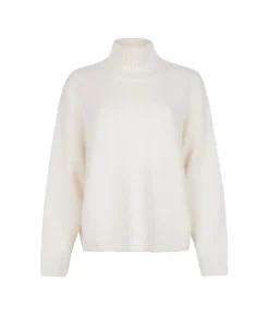 Maglia con collo a cratere in Cashmere Tricot