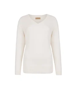 Maglia con dettaglio trecce in Cashmere Ultrasoft