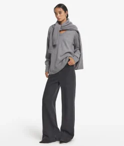 Maglia con dettaglio trecce in Cashmere Ultrasoft