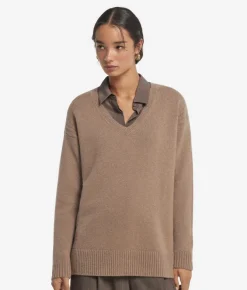 Maglia con dettaglio trecce in Cashmere Ultrasoft
